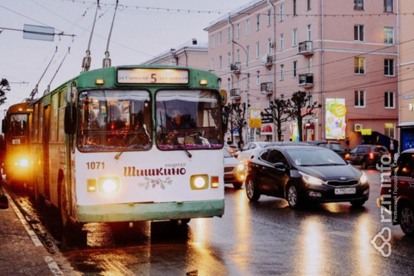 Ночью перекроют центр Рязани. Изменение движения общественного транспорта