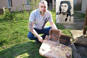 Шиловскому музейному комплексу передали смотровой люк танка Т-34
