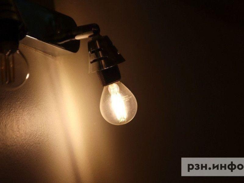 Две улицы в Рязани остались без света Две улицы в Рязани остались без света