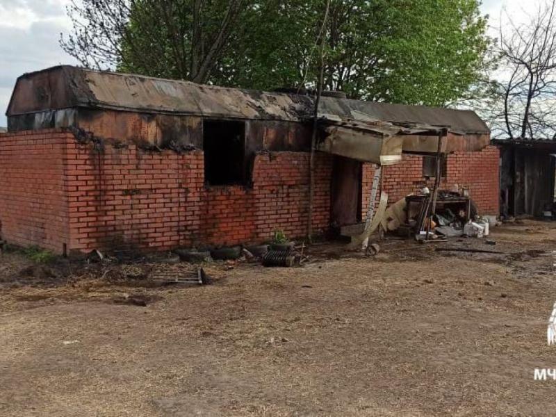 В Рязанской области случился пожар В Рязанской области случился пожар