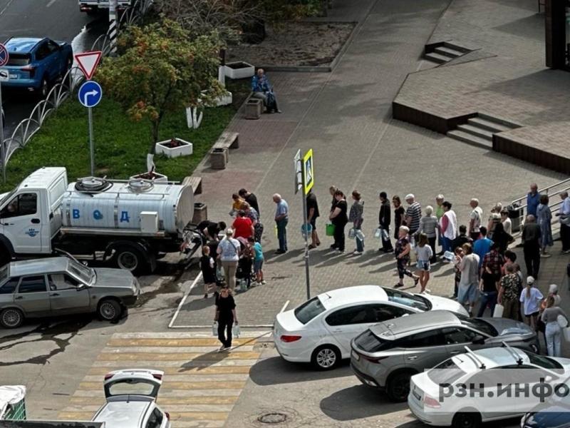 Мэрия: без воды в Песочне остались 32 тысячи рязанцев