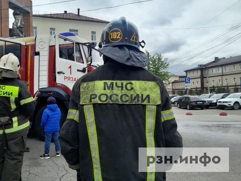 В Рязанской области произошло три пожара, на одном из них погиб мужчина