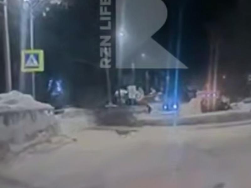 Рязанец заметил пробегающую через дорогу лису