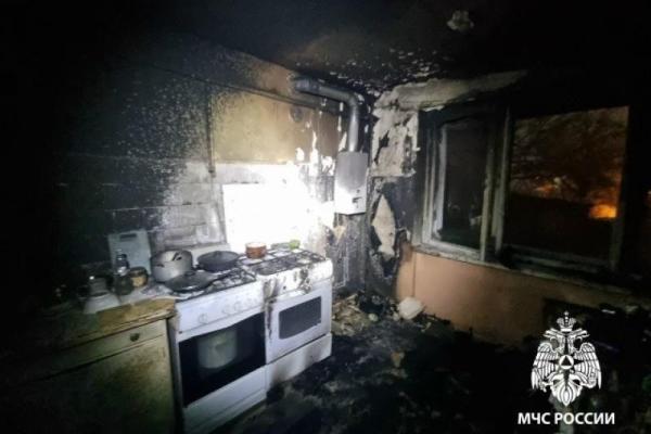 Сушка белья над газовой плитой привела к пожару в Рязани