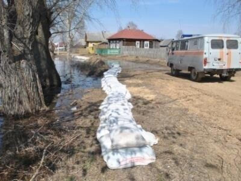 В Рязанской области от воды освободились шесть приусадебных участков и мост