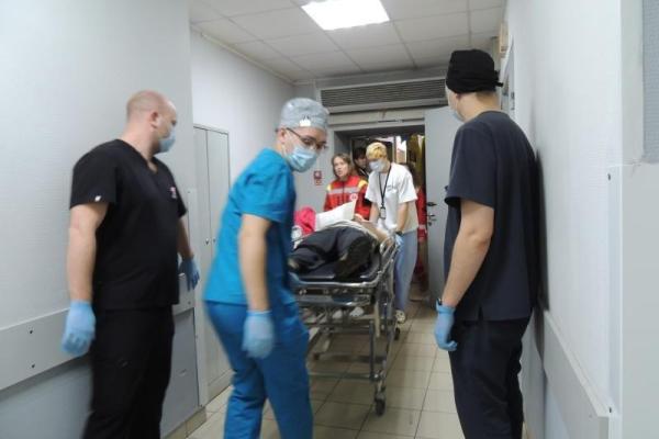 Учения по массовому приему пострадавших прошли в ОКБ в Рязани