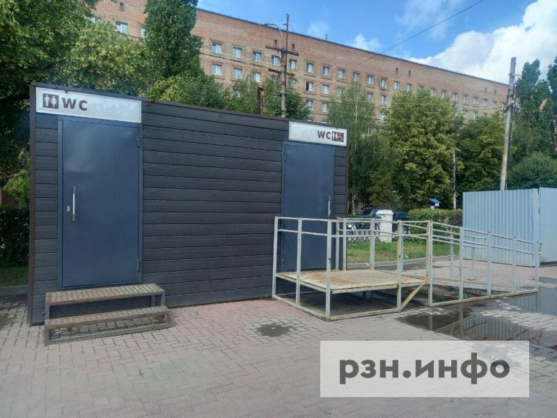 Список уличных туалетов в Рязани