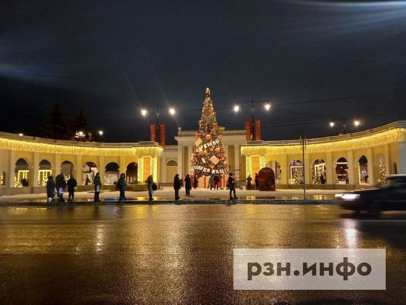 Как Рязань украсили к встрече 2024 года