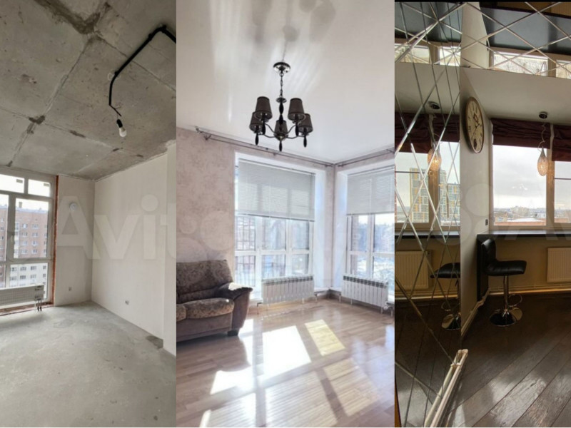 «Голые стены», бабушкин ремонт и зеркальная квартира. Как выглядят самые дорогие «однушки» Рязани в 2024 году